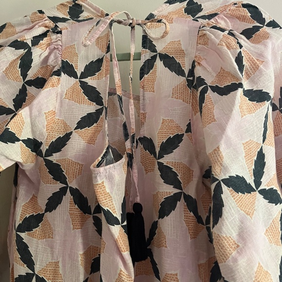 The Odells Pink Patterned Maxi Dress size Large - Picture 3 of 4